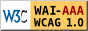 Triple-A conformance with W3C-WAI Web Content Accessibility Guidelines 1.0